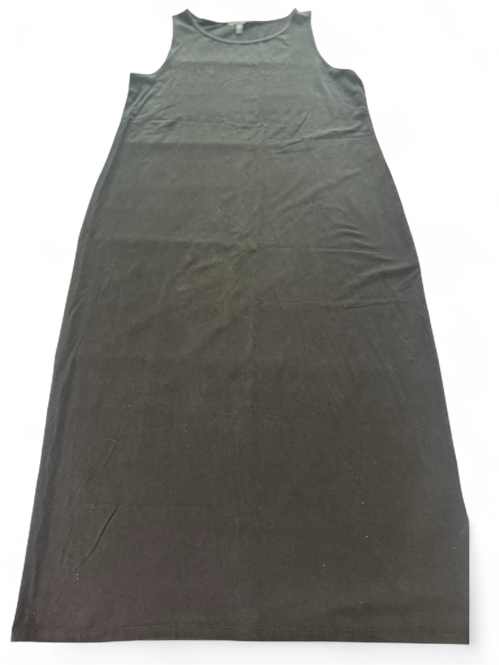 Eileen Fisher Black Sleeveless Maxi Dress - Picture 4 of 7